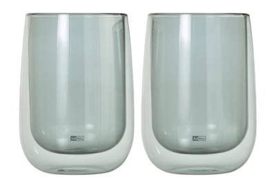 Theeglas AdHoc Duo Glass Grijs 400 ml (2-delig)