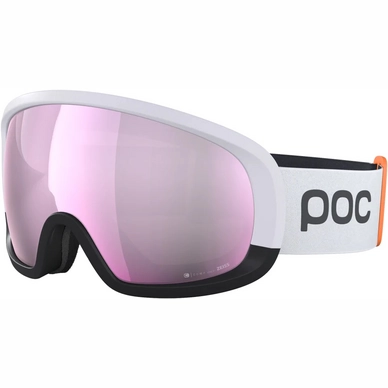 Skibril POC Unisex Fovea Mid Clarity Comp Hydrogen White/Uranium Black/Clarity Comp Low Light