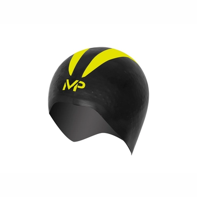 Bonnet de Bain Michael Phelps X-O Cap Black Fluo Yellow Small