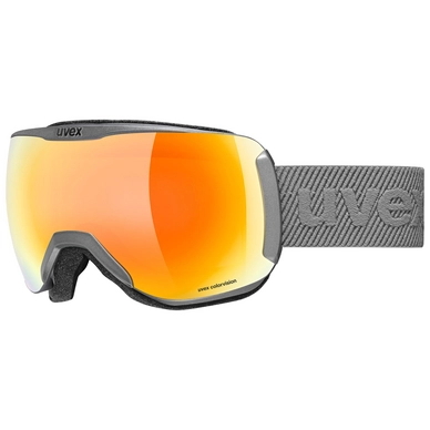 Skibrille Uvex Downhill 2100 CV S2 Unisex Rhino Slate / Orange