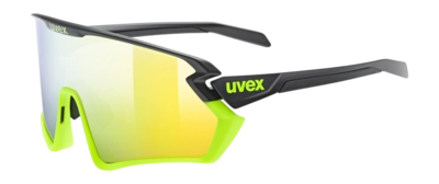 Sonnenbrille Uvex Sportstyle 231 2.0 Black Yellow Matt Mirror Yellow