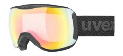 Skibrille Uvex Downhill 2100 V Unisex Black Matt Rainbow
