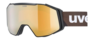 Ski Goggles Uvex Gravity FM Black Matte Gold Clear