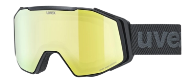 Ski Goggles Uvex Gravity FM Black Matte Yellow Orange