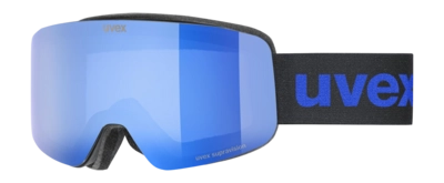 Skibrille Uvex Pwdr FM Unisex Black Matt Blue