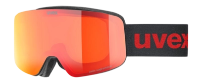 Ski Goggles Uvex Pwdr FM Black Matt Red