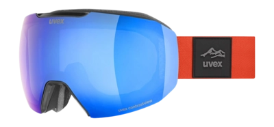 Ski Goggles Uvex Epic Attract Black Blue Smoke