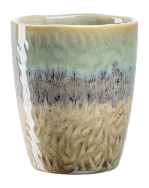Mug Leonardo Matera Green/Beige 300ml (Set of 4)