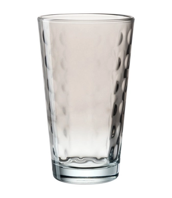 Longdrinkglas Leonardo Optic Grau 540ml (Set von 4 Stück)