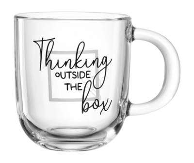 Café et Verre à Thé Leonardo Thinking Outside The Box 400 ml (4-pièces)