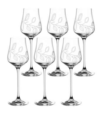 Grappaglas Leonardo Boccio 210ml (Set van 6)