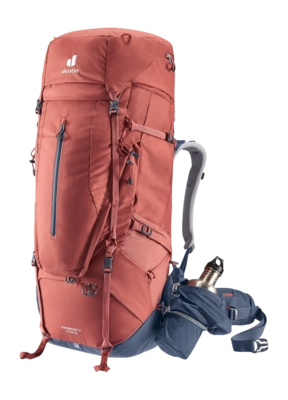 Rucksack deuter Aircontact X 70+15 SL Damen Red-Wood / Ink