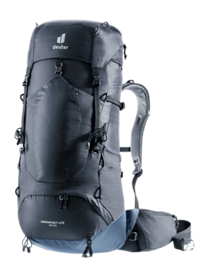 Sac de Randonnée Deuter Unisexe Aircontact Lite 40+10 Noir-Marine