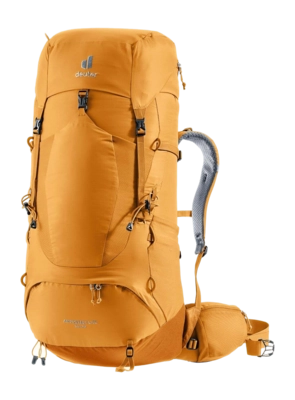 Sac de Randonnée Deuter Unisexe Aircontact Lite 50+10 Ambre-Érable