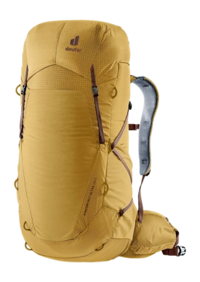 Sac de Randonnée Deuter Unisexe Aircontact Ultra 50+5 Savanna-Raisin