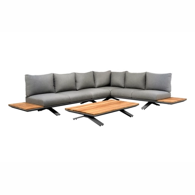 Loungeset Suns Stockholm Hoekopstelling Large 3+3 Seater Matt Royal Grey / Light Anthracite (3-delig)