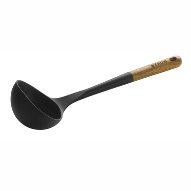 Louche à Polenta En Bois – 50 Cm, Marron, Idéale Pour Cuisiner Et Servir Les Plats En Sauce