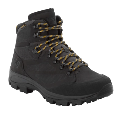 Wandelschoen Jack Wolfskin Men Rebellion Texapore Mid Phantom Burly Yellow XT