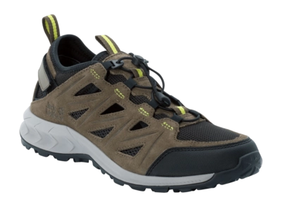 Wanderschuh Jack Wolfskin Woodland 2 Hybrid Low Khaki Lime Herren