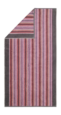 Serviette de Douche Cawö Remake Stripes Berry-Multicolor