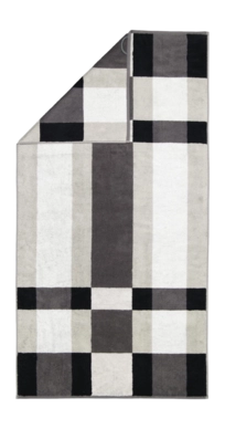 Serviette de Douche Cawö Delight Check Platinum