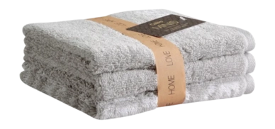 Gezichtsdoekje Cawö Mix Platinum (Set van 3)