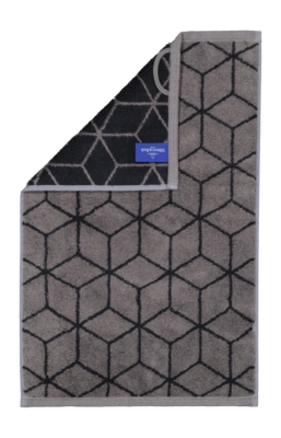 Serviette Invités Villeroy & Boch Coordinates Carré Graphite (Lot de 3)