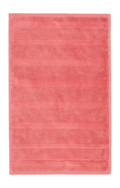 Serviette Invités Cawö Noblesse Uni Coral (Lot de 6)