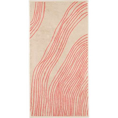 Serviette de Toilette Cawö Gallery Flow Coral (Lot de 3)