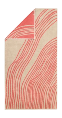 Bath Sheet Cawö Gallery Flow Coral