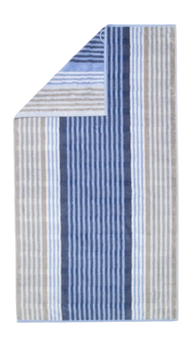Duschtuch Cawö Noblesse Harmony Stripes Sky