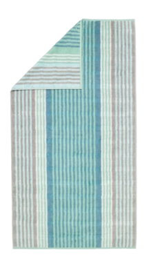 Duschtuch Cawö Noblesse Harmony Stripes Jade