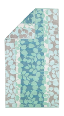 Douchelaken Cawö Noblesse Harmony Floral Jade 80 x 160 cm