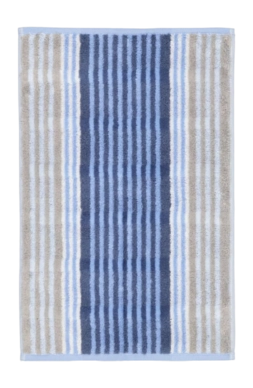 Gästehandtuch Cawö Noblesse Harmony Stripes Sky (6er-Set)