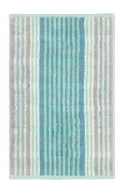 Gästehandtuch Cawö Noblesse Harmony Stripes Jade (6er-Set)