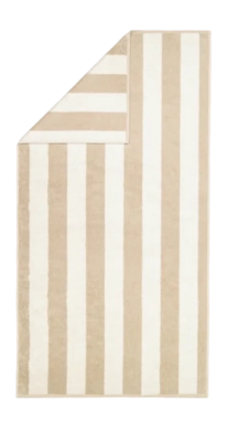 Douchelaken Cawö Gallery Stripes Nature