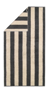 Douchelaken Cawö Gallery Stripes Granite
