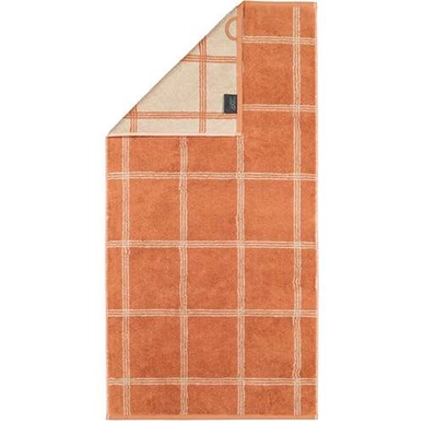 Serviette de Toilette Cawö Two-Tone Graphic Copper (Lot de 3)