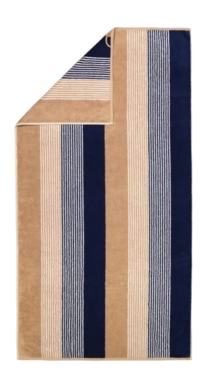 Bath Sheet Cawö Coast Repeat Navy/Nature