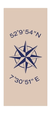 Beach Towel Cawö Beach Coordinates Sand