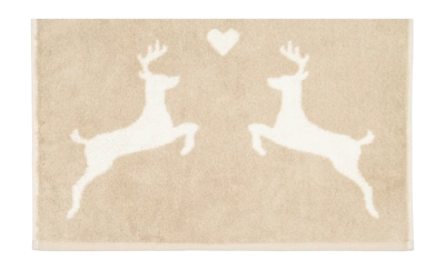 Gästehandtuch Cawö Alpenchic Edition Deer Nature (6er-Set)