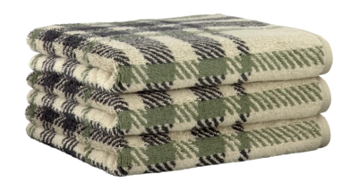 Handdoek Cawö Alpenchic Edition Karo Nature (Set van 3)