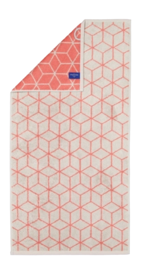 Serviette de Toilette Villeroy & Boch Coordinates French Linen Coral (Lot de 3)