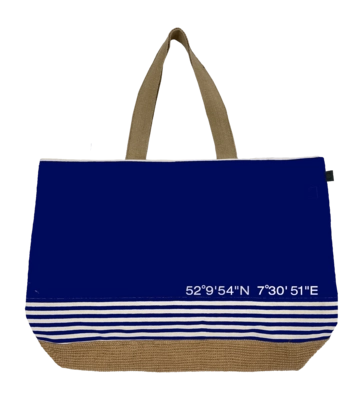 Strandtasche Cawö Canvas Coordinates Navy
