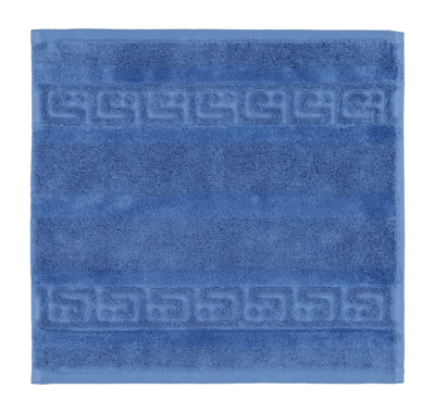 Gezichtsdoekje Cawö Noblesse Uni Saphir (Set van 6)