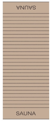 Saunadoek Cawö Balance Sauna Sand
