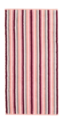 Serviette de Toilette Cawö Shades Stripes Berry (Lot de 3)