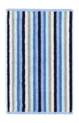 Serviette Invités Cawö Shades Stripes Aqua (Lot de 6)