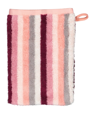 Washandje Cawö Shades Stripes Berry (Set van 3)