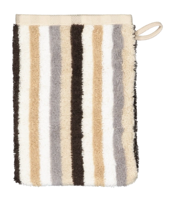 Washandje Cawö Shades Stripes Sand (Set van 3)